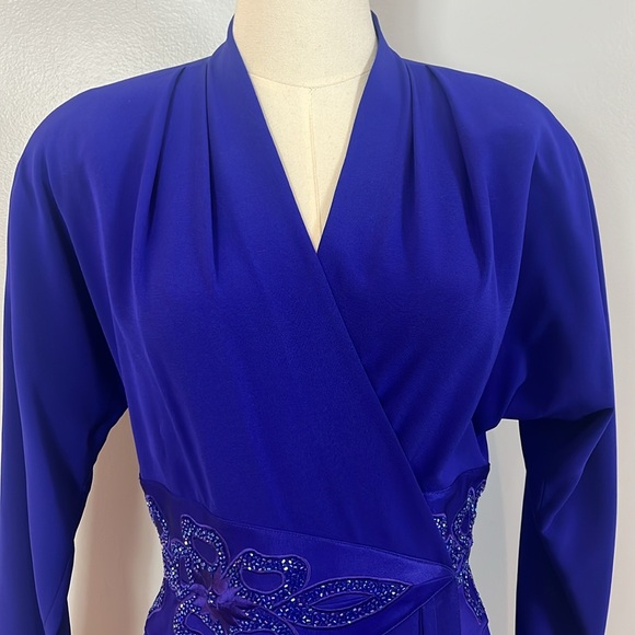 Daymor Couture Paris Montreal New York Petite Vintage Wrap Dress - Picture 4 of 17